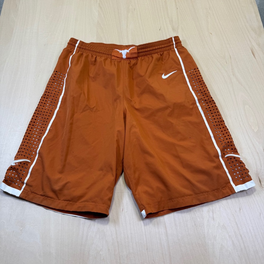 Nike NCAA Elite Authentic Texas Longhorns Basketball Team Shorts Men's Medium M